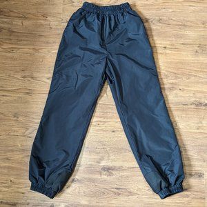 Columbia Windbreaker Black Lined Nylon Pants Women's M